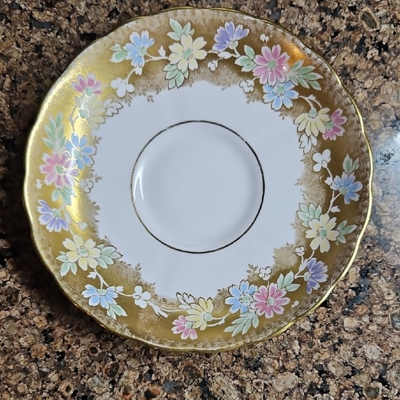 Vintage Teacup and Saucer - Tuscan - Floral - Picture 5 of 14